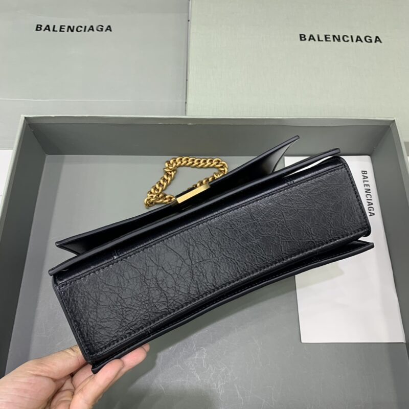 Replica Balenciaga Crush Small Black Gold 6 Replica Balenciaga Crush Small Black Gold - 1:1 designer replica handbag