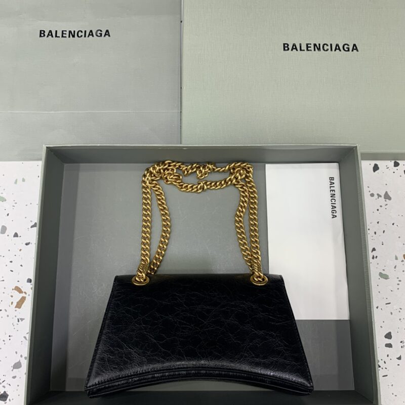 Replica Balenciaga Crush Small Black Gold 8 Replica Balenciaga Crush Small Black Gold - top-tier luxury replica shoulder bag