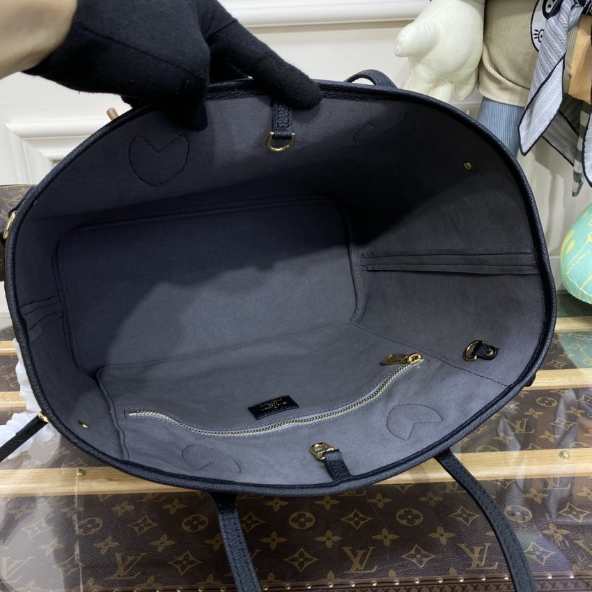 Replica Louis Vuitton Neverfull MM Black Pink 2 Replica Louis Vuitton Neverfull MM Black Pink - best-selling designer handbag dupe