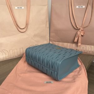 Replica Miu Miu Matelassé Tote Blue 2 Replica Miu Miu Matelassé Tote Blue - best-selling designer handbag dupe