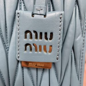 Replica Miu Miu Matelassé Tote Blue 3 Replica Miu Miu Matelassé Tote Blue - ultra-realistic fake designer tote