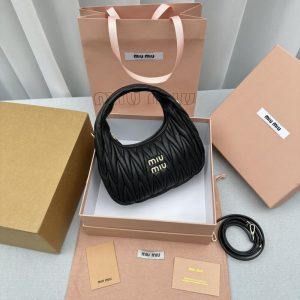 Replica Miu Miu Wander Black 1 Replica Miu Miu Wander Black - premium-grade designer purse dupe