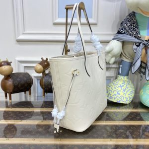 Replica Louis Vuitton Neverfull MM Full Beige - top-tier luxury replica shoulder bag