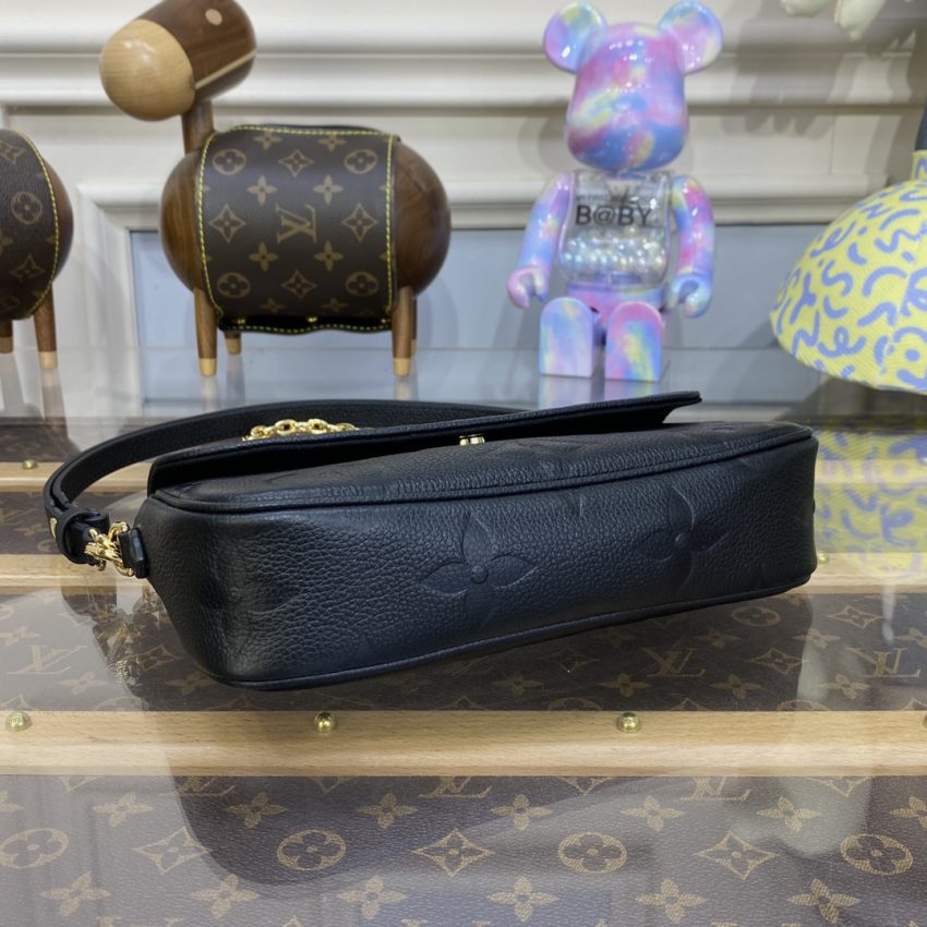 Replica Louis Vuitton Wallet on Chain Ivy Black 8 Replica Louis Vuitton Wallet on Chain Ivy Black - premium-grade designer purse dupe