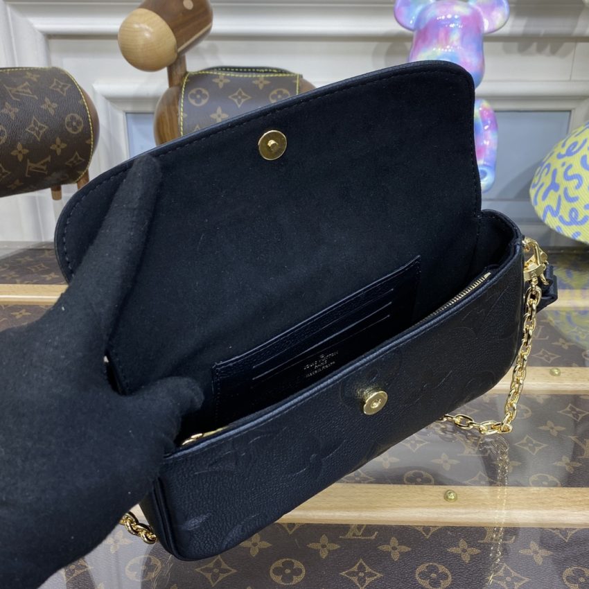 Replica Louis Vuitton Wallet on Chain Ivy Black 5 Replica Louis Vuitton Wallet on Chain Ivy Black - premium-grade designer purse dupe