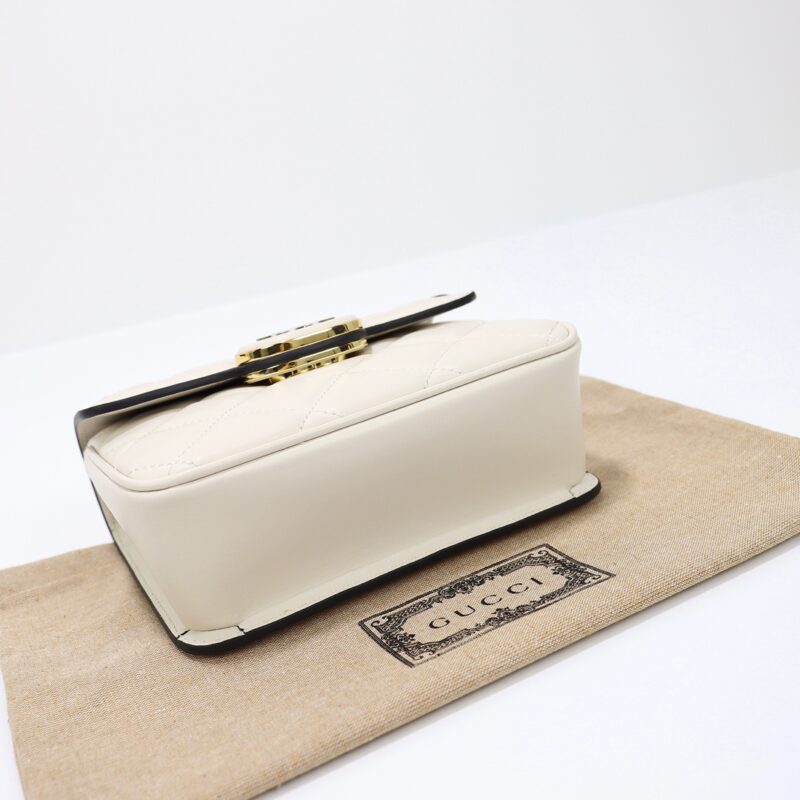 Replica Gucci Gucci Deco Double G White - ultra-realistic fake designer tote