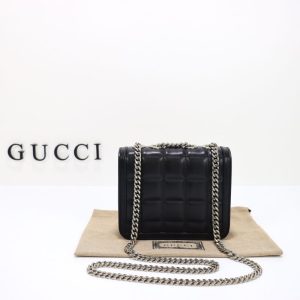Replica Gucci Gucci Deco Double G Black 3 Replica Gucci Gucci Deco Double G Black - 1:1 designer replica handbag