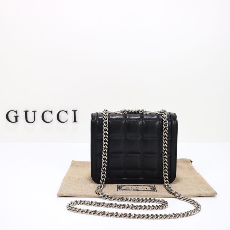 Replica Gucci Gucci Deco Double G Black 3 Replica Gucci Gucci Deco Double G Black - 1:1 designer replica handbag