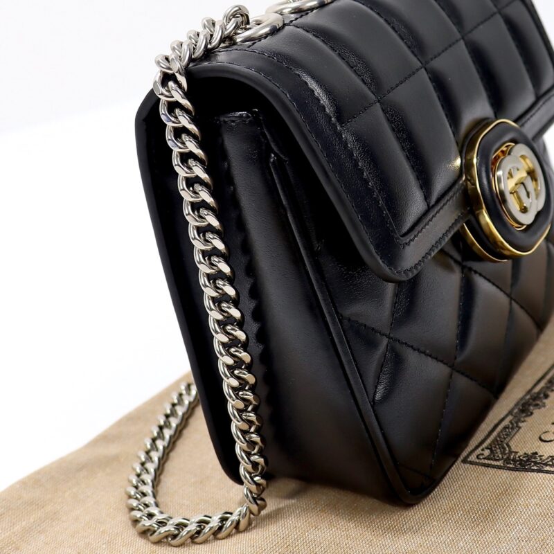 Replica Gucci Gucci Deco Double G Black 5 Replica Gucci Gucci Deco Double G Black - best quality luxury bag dupe