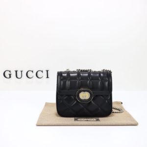 Replica Gucci Gucci Deco Double G Black 1 Replica Gucci Gucci Deco Double G Black - premium 1:1 fake handbag model