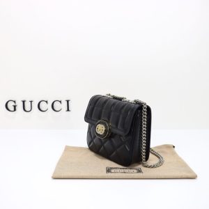 Replica Gucci Gucci Deco Double G Black 8 Replica Gucci Gucci Deco Double G Black - high-end fake designer purse