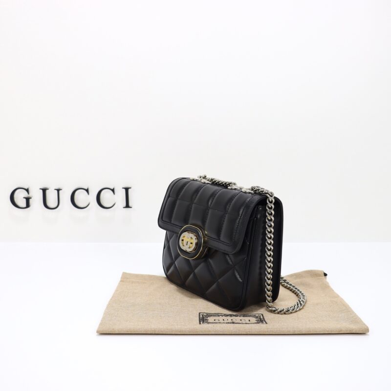 Replica Gucci Gucci Deco Double G Black 8 Replica Gucci Gucci Deco Double G Black - high-end fake designer purse