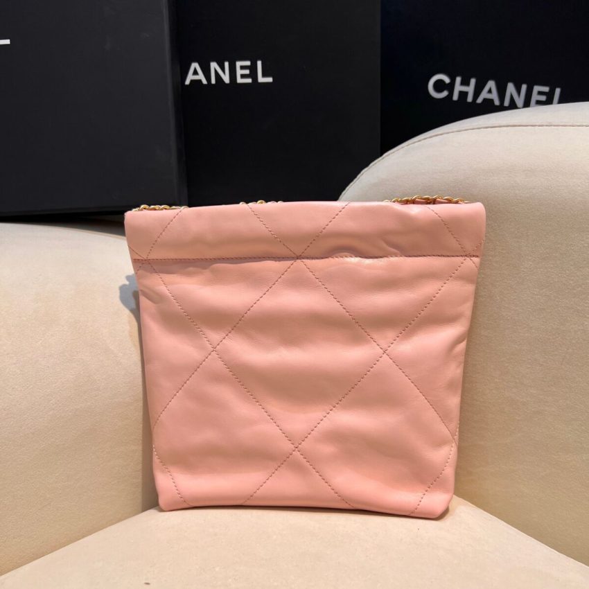 Replica CHANEL 23s Mini Garbage Bag Pink 2 Replica CHANEL 23s Mini Garbage Bag Pink - high-accuracy replica luxury purse