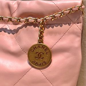 Replica CHANEL 23s Mini Garbage Bag Pink 3 Replica CHANEL 23s Mini Garbage Bag Pink - ultra-realistic fake designer tote