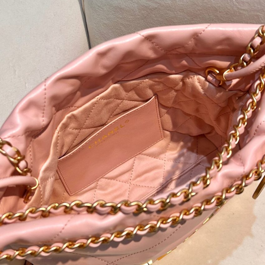 Replica CHANEL 23s Mini Garbage Bag Pink 7 Replica CHANEL 23s Mini Garbage Bag Pink - elite superclone designer purse