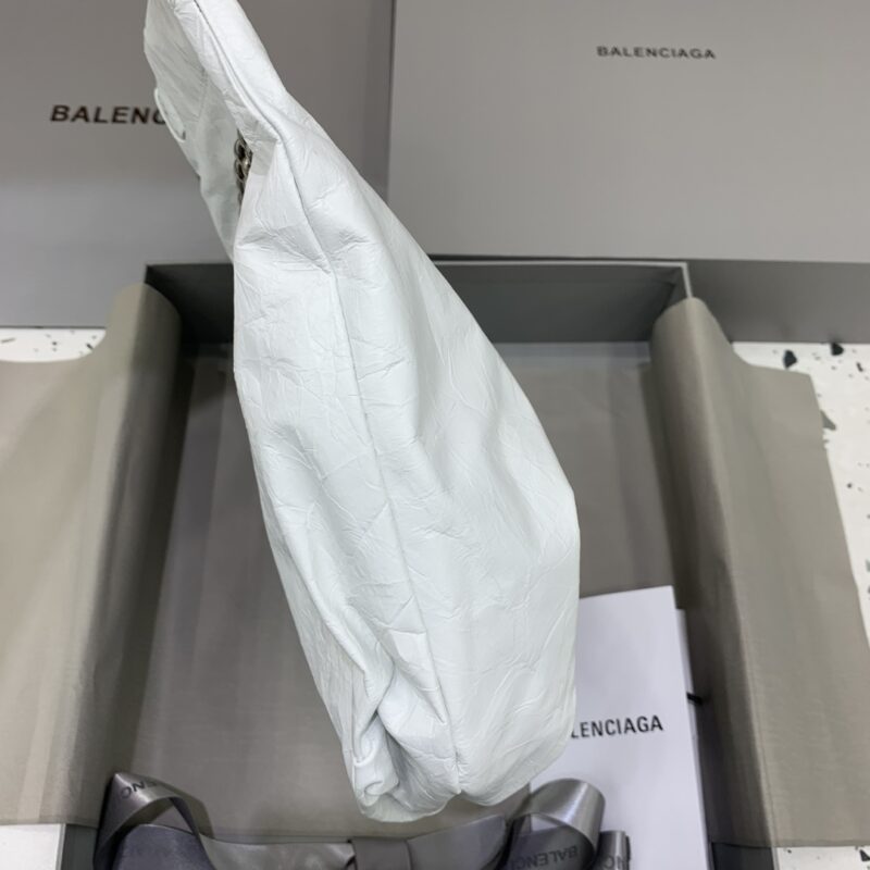 Replica Balenciaga Crush Small Tote White 3 Replica Balenciaga Crush Small Tote White - authentic-look luxury purse replica