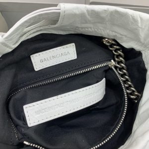 Replica Balenciaga Crush Small Tote White 4 Replica Balenciaga Crush Small Tote White - 1:1 designer replica handbag