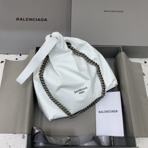 Replica Balenciaga Crush Small Tote White 1 Replica Balenciaga Crush Small Tote White - near-authentic luxury replica handbag