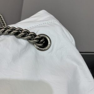 Replica Balenciaga Crush Small Tote White 8 Replica Balenciaga Crush Small Tote White - high-quality designer bag clone