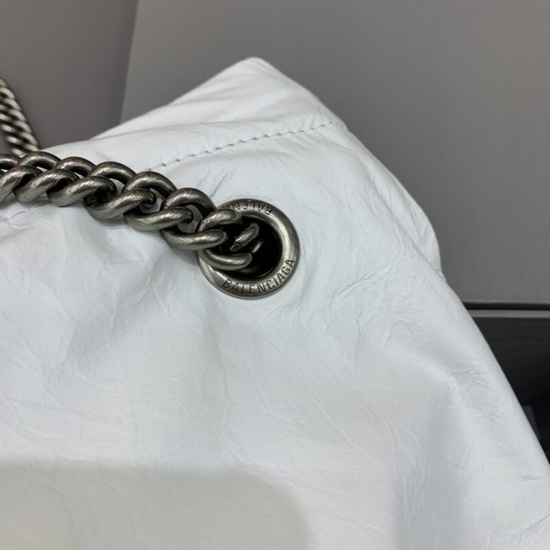 Replica Balenciaga Crush Small Tote White 8 Replica Balenciaga Crush Small Tote White - high-quality designer bag clone