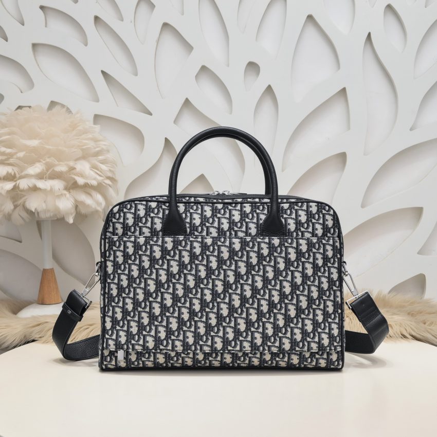 Replica Dior Oblique Briefcase White 3 Replica Dior Oblique Briefcase White - premium-grade designer purse dupe