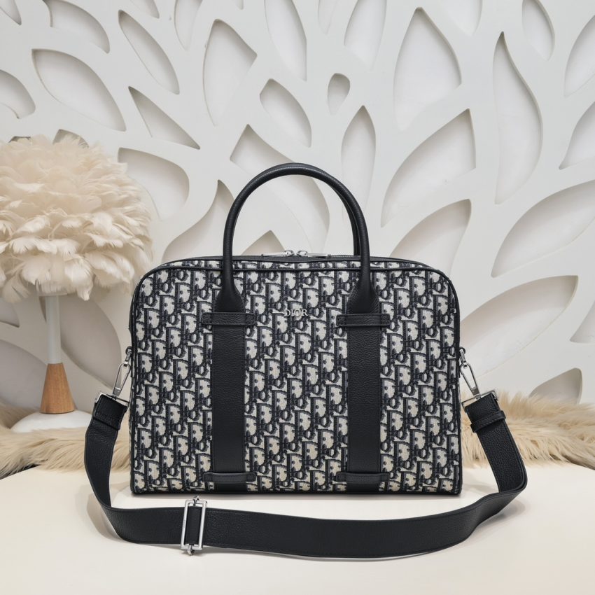 Replica Dior Oblique Briefcase White 1 Replica Dior Oblique Briefcase White - top-rated replica designer bag
