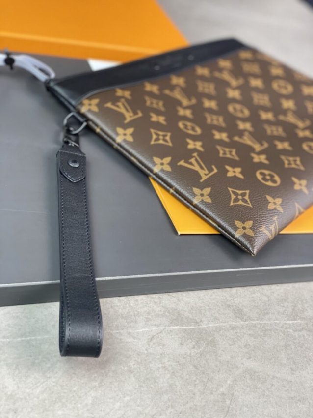 Replica Louis Vuitton To Go Pochette Brown 6 Replica Louis Vuitton To Go Pochette Brown - high-end fake designer purse