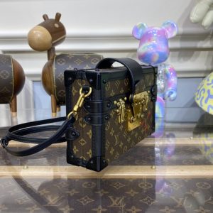 Replica Louis Vuitton Petite Malle Dark Brown 7 Replica Louis Vuitton Petite Malle Dark Brown - top-rated replica designer bag