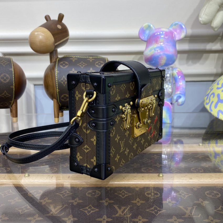 Replica Louis Vuitton Petite Malle Dark Brown 7 Replica Louis Vuitton Petite Malle Dark Brown - top-rated replica designer bag
