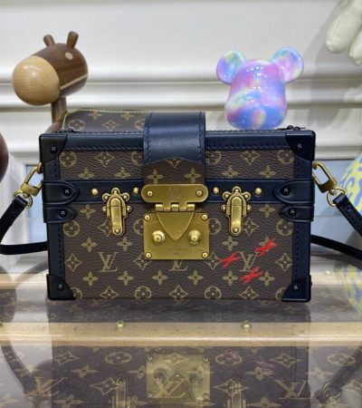 Replica Louis Vuitton Petite Malle Dark Brown - premium-grade designer purse dupe