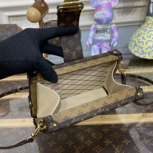 Replica Louis Vuitton Petite Malle Brown 6 Replica Louis Vuitton Petite Malle Brown - 1:1 designer replica handbag