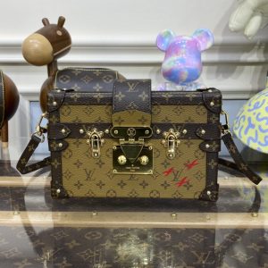 Replica Louis Vuitton Petite Malle Brown 1 Replica Louis Vuitton Petite Malle Brown - high-quality designer bag clone