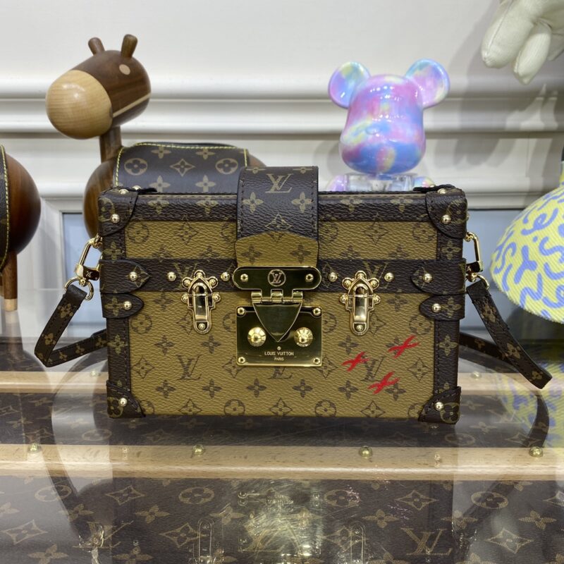 Replica Louis Vuitton Petite Malle Brown 1 Replica Louis Vuitton Petite Malle Brown - high-quality designer bag clone