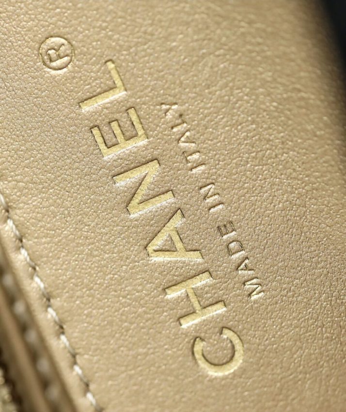 Replica CHANEL CF 17cm Golden Ball Black 4 Replica CHANEL CF 17cm Golden Ball Black - premium 1:1 fake handbag model
