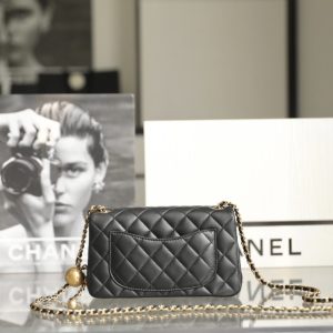Replica CHANEL CF 17cm Golden Ball Black 5 Replica CHANEL CF 17cm Golden Ball Black - high-accuracy replica luxury purse