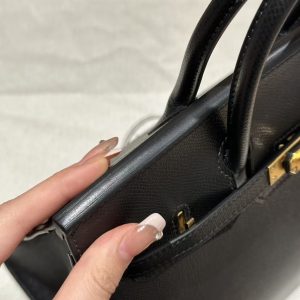 Replica Hermes Birkin Epsom Black Noir Gold 5 Replica Hermes Birkin Epsom Black Noir Gold - high-accuracy replica luxury purse