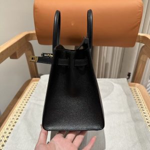Replica Hermes Birkin Epsom Black Noir Gold 6 Replica Hermes Birkin Epsom Black Noir Gold - premium 1:1 fake handbag model