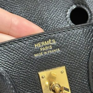 Replica Hermes Birkin Epsom Black Noir Gold 8 Replica Hermes Birkin Epsom Black Noir Gold - high-accuracy replica luxury purse