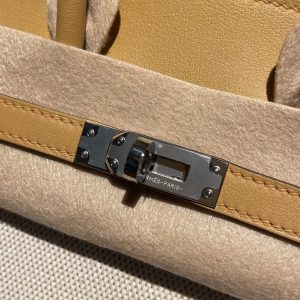 Replica Hermes Birkin Swift Marsala Brown Silver - top-rated replica designer bag