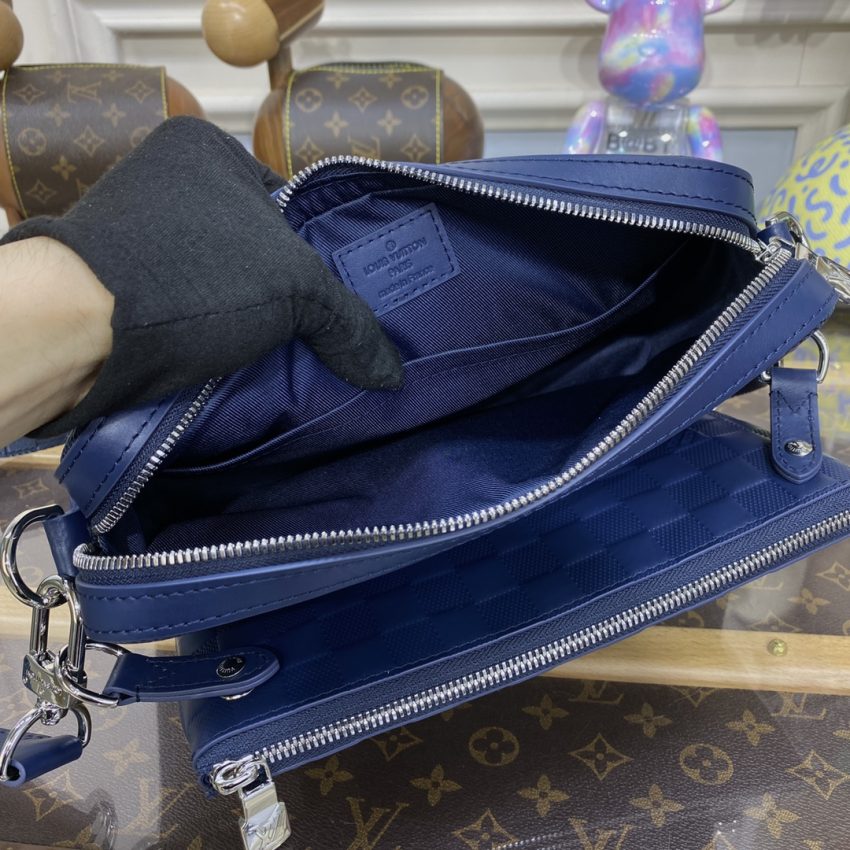Replica Louis Vuitton Trio Messenger Blue Grid 3 Replica Louis Vuitton Trio Messenger Blue Grid - near-authentic luxury replica handbag
