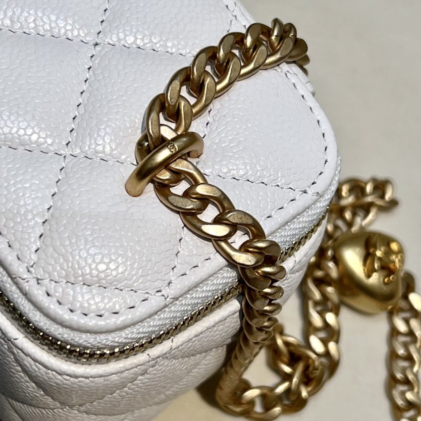 Replica CHANEL 23P Heart Lipstick Bag White 7 Replica CHANEL 23P Heart Lipstick Bag White - top-rated replica designer bag
