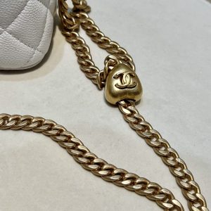 Replica CHANEL 23P Heart Lipstick Bag White 8 Replica CHANEL 23P Heart Lipstick Bag White - high-end fake designer purse