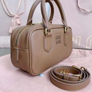 Replica Miu Miu Arcadie Small Full Brown 3 Replica Miu Miu Arcadie Small Full Brown - premium 1:1 fake handbag model