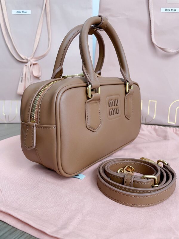 Replica Miu Miu Arcadie Small Full Brown 3 Replica Miu Miu Arcadie Small Full Brown - premium 1:1 fake handbag model