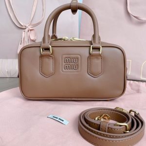 Replica Miu Miu Arcadie Small Full Brown 8 Replica Miu Miu Arcadie Small Full Brown - top-tier luxury replica shoulder bag