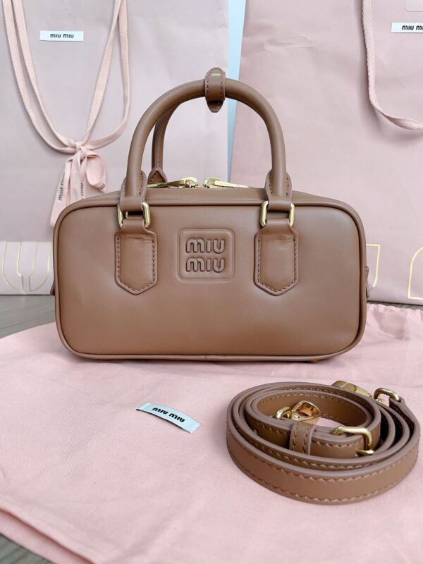 Replica Miu Miu Arcadie Small Full Brown 8 Replica Miu Miu Arcadie Small Full Brown - top-tier luxury replica shoulder bag