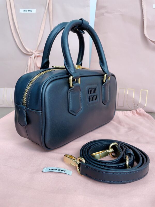 Replica Miu Miu Arcadie Small Full Black 3 Replica Miu Miu Arcadie Small Full Black - authentic-look luxury purse replica