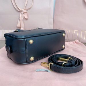 Replica Miu Miu Arcadie Small Full Black 8 Replica Miu Miu Arcadie Small Full Black - near-authentic luxury replica handbag