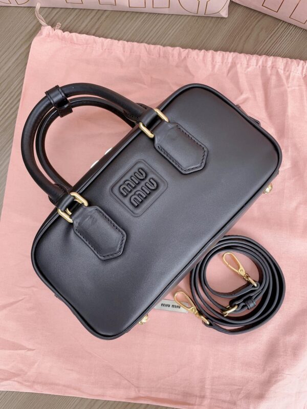 Replica Miu Miu Arcadie Small Full Black 9 Replica Miu Miu Arcadie Small Full Black - high-end fake designer purse
