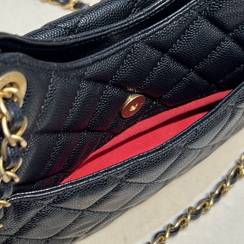Replica CHANEL 23c Hobo Small Black 7 Replica CHANEL 23c Hobo Small Black - best quality luxury bag dupe